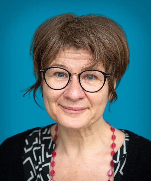 Foto einer lächelnden Frau