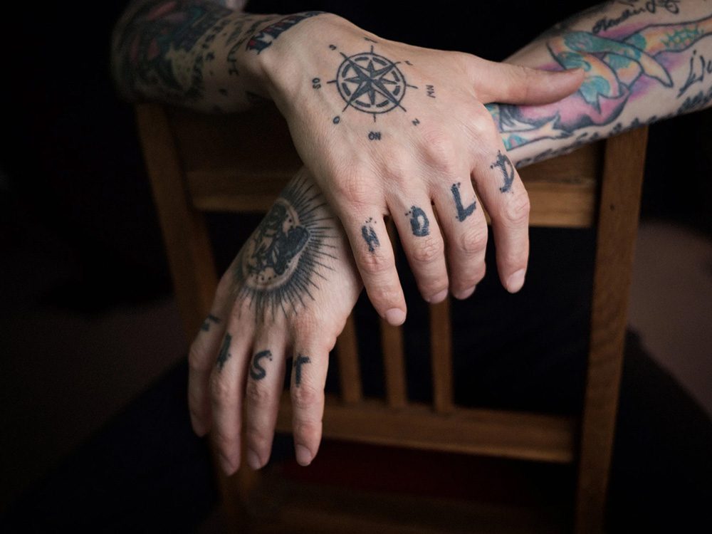 Marc Beneckes Tattoos, Foto: Daniel Hammelstein Marc Beneckes Tattoos, Foto: Daniel Hammelstein